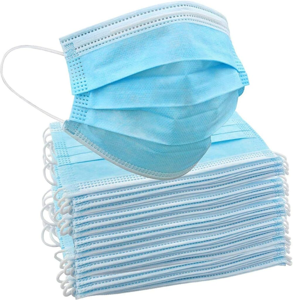 ays textile face masks 50 pieces